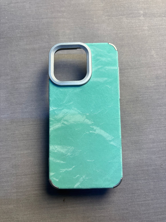 TEAL GREEN VELVET CASE