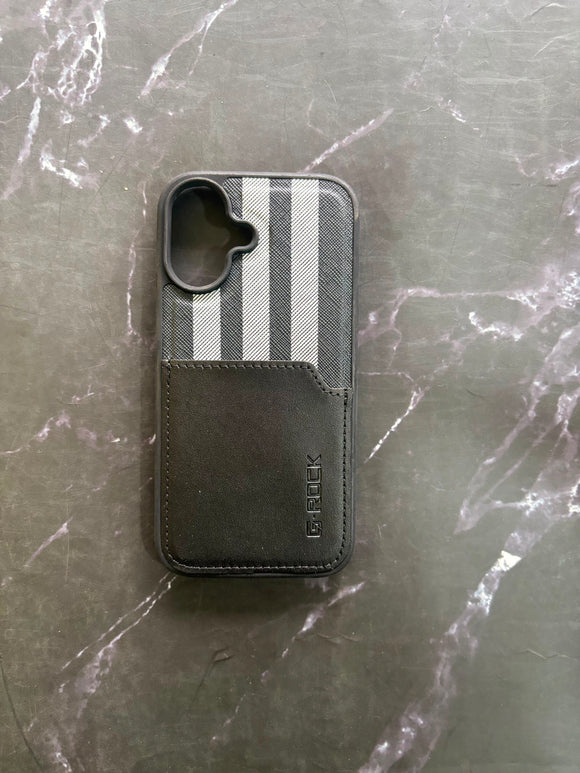 LEATHER WALLET CASE IP 16