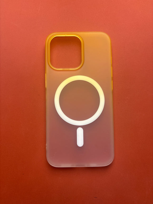 ORANGE DOUBLE TONE CASE 13 pro