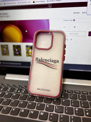 BALENCIAGA HOLOGRAPHIC CASE IP 16pro