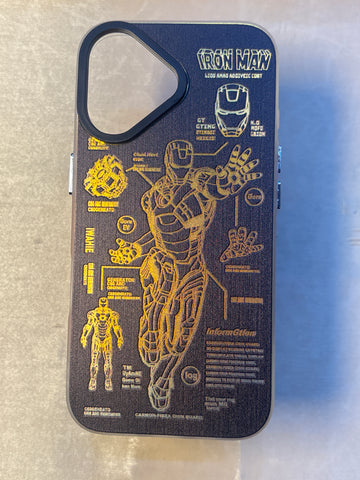 Hologram iron man print iPhone 16