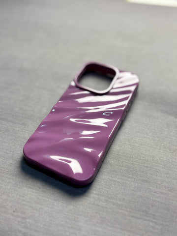 PURPLE SILICONE SHINE CASE
