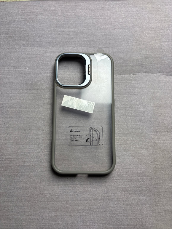 GREY TRANSPARENT CASE
