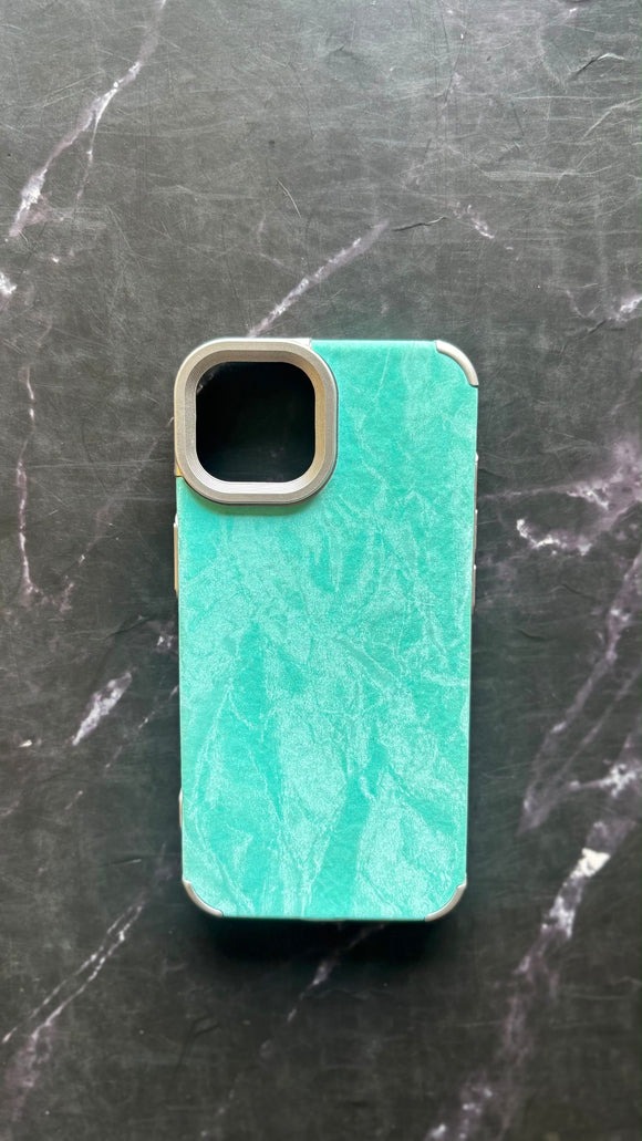 TEAL GREEN VELVET CASE