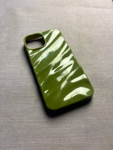OLIVE GREEN GLOSS SILICONE