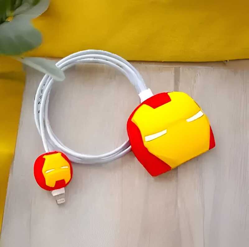 Charger Protection Case -Iron-MAN