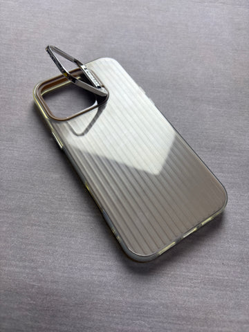 SILVER GREY STAND CASE
