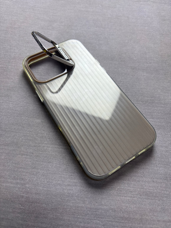SILVER GREY STAND CASE