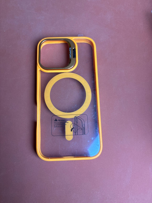 Orange Transparent Case 16