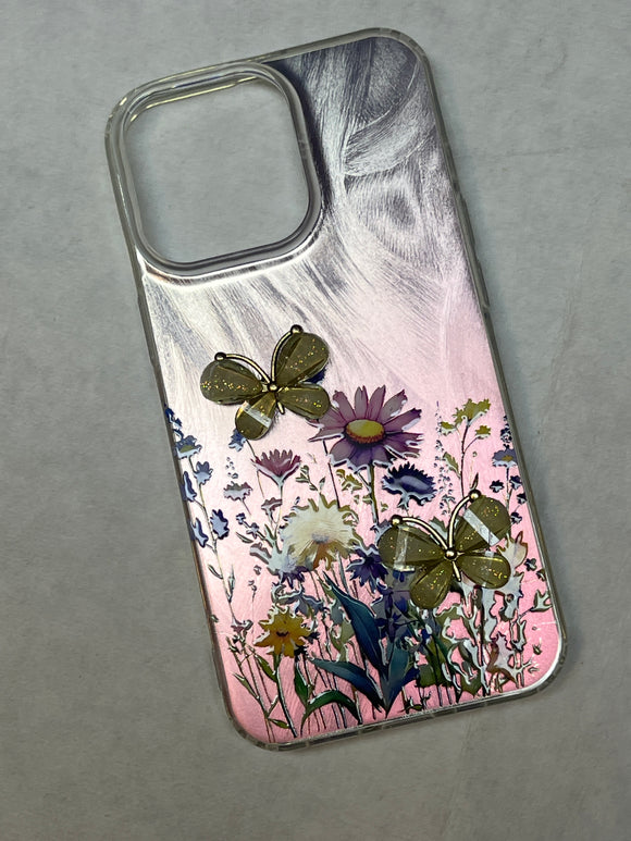 3D EMBOSSED BUTTERFLY CASE 13 pro