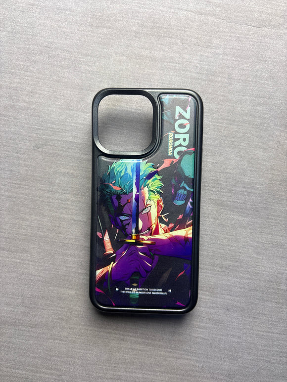 ZORO ANIME GLOSSY CASE