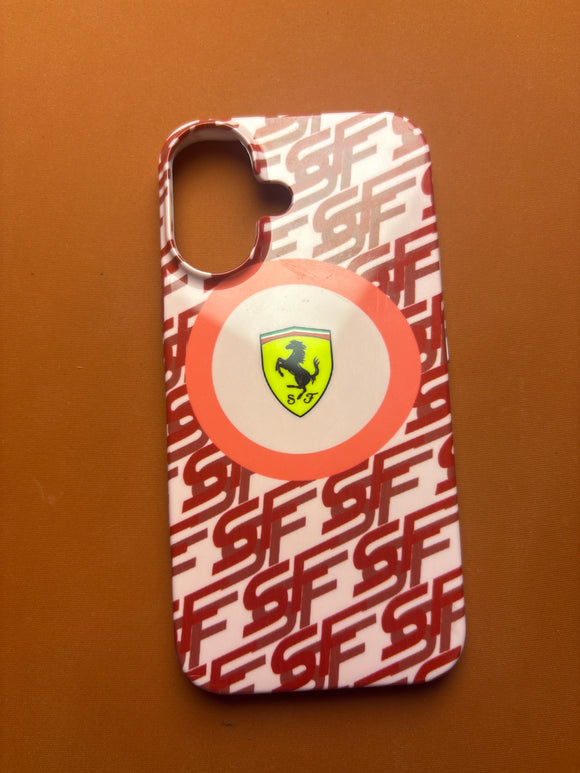 SF RED FERRARI FIBER CASE 16