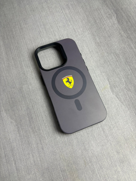 BLACK YELLOW FERRARI CASE