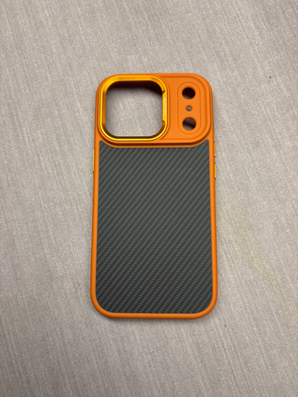 CARBON FIBER SILICONE CASE 17 PRO