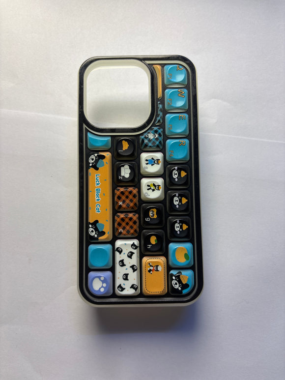 BLACK KEYBOARD CASE 15 pro
