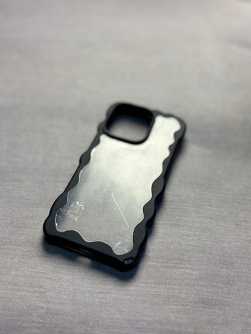 WAVY TRANSPARENT BLACK