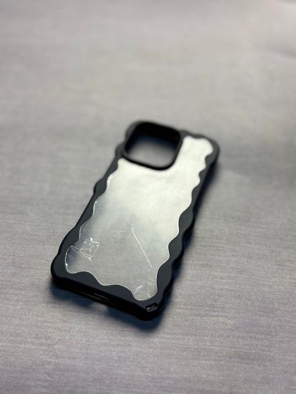 WAVY TRANSPARENT BLACK
