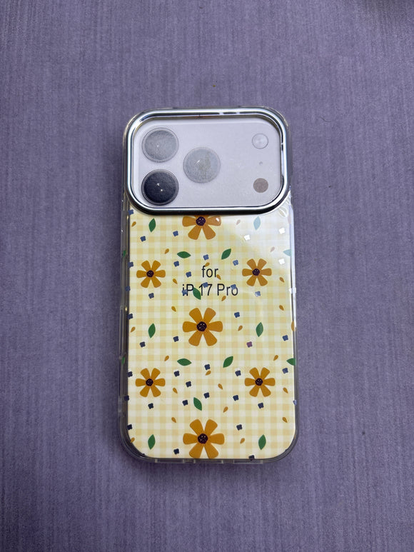 YELLOW TRANSPARENT CASE 17 pro