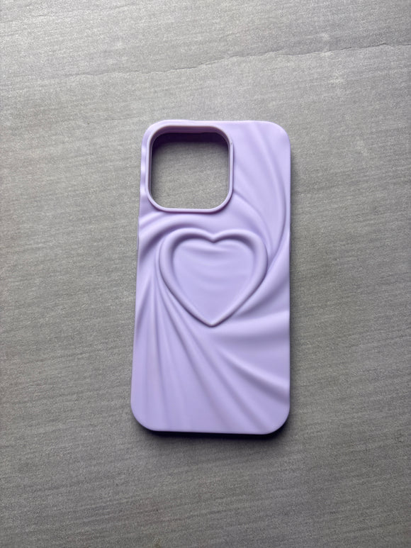PURPLE HEART SHAPED