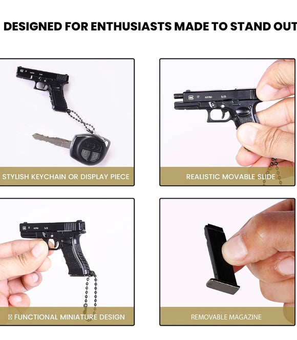 METAL GUN KEYCHAIN