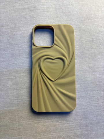 BROWN HEART 🤎 CASE
