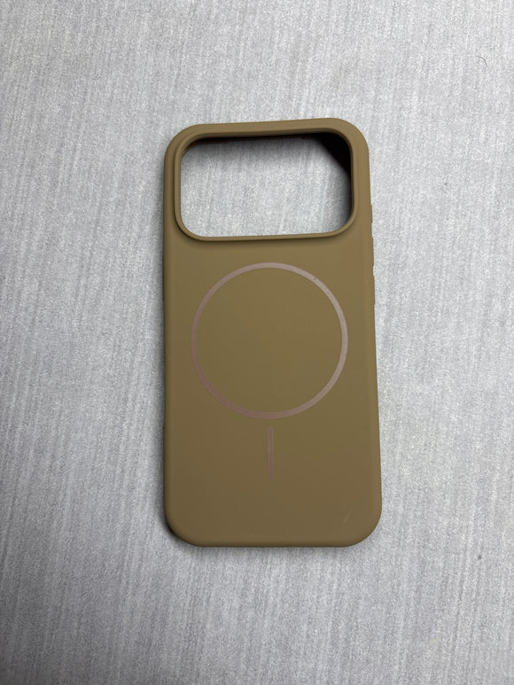 BROWN MAGSAFE CASE 17 pro