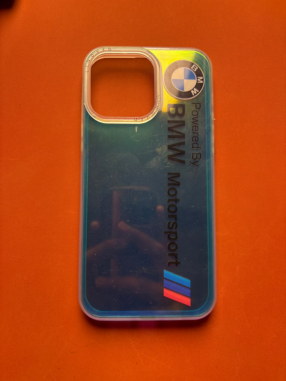BMW BLUE TRANSPARENT CASE 15 promax