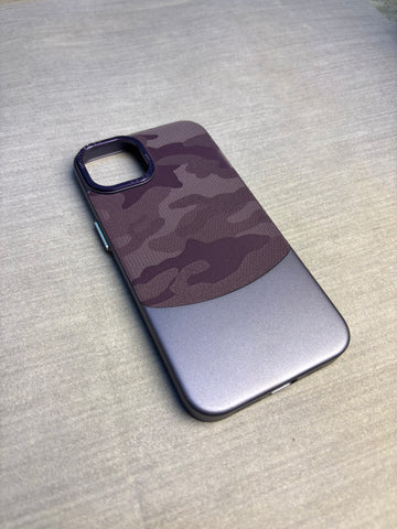 PURPLE CAMOUFLAGE CASE
