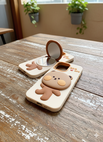 BEAR MIRROR TOY CASE