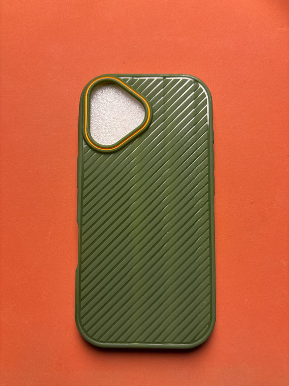 GREEN STRIPE SILICONE 16