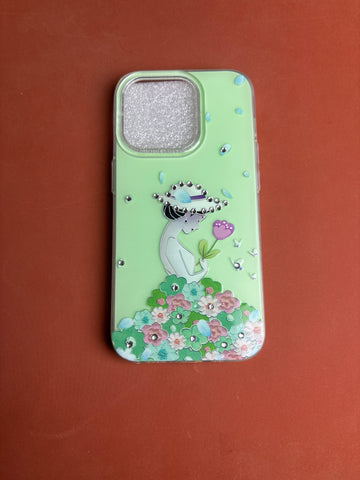 Green Stone Case 14 pro