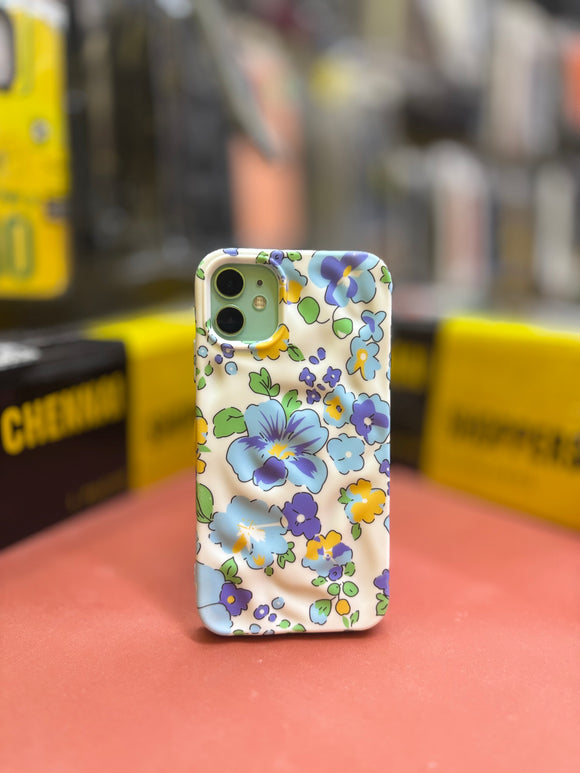 BLUE HIBISCUS FLOWER CASE