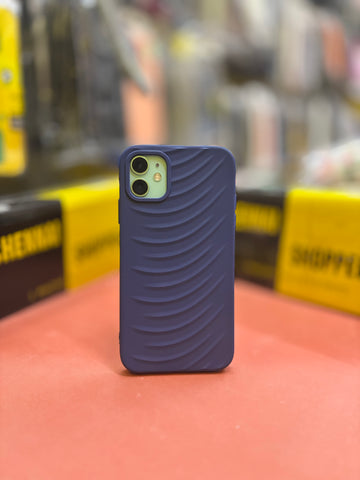 BLUE WAVY SILICONE CASE