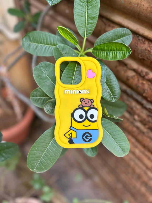 CUTE 3D MINIONS CASE