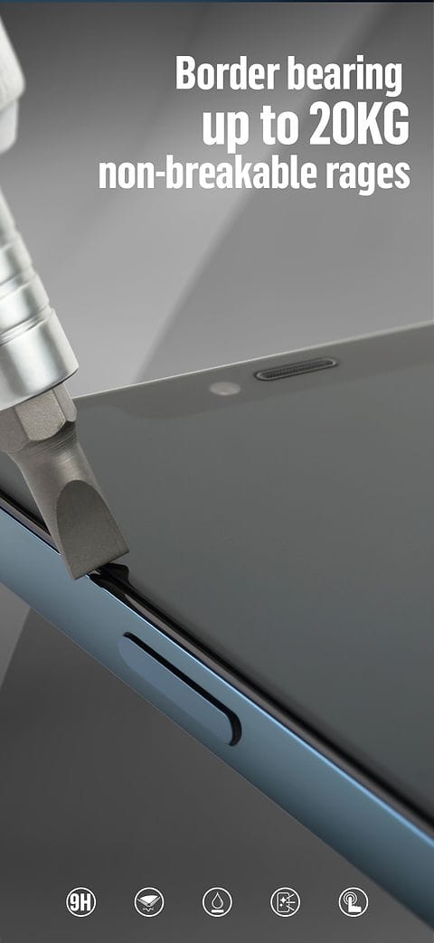 Blueo Anti Static HD Privacy Tempered Glass