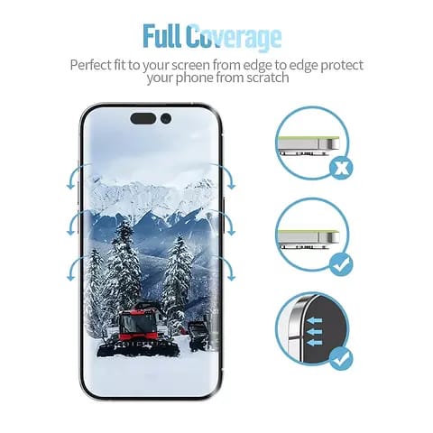 Blueo Anti Static HD Privacy Tempered Glass