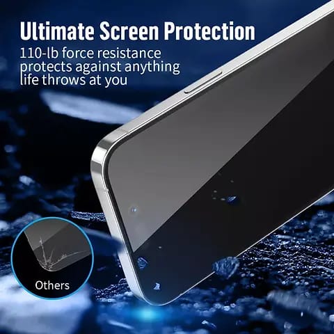 Blueo Anti Static HD Clear Tempered Glass