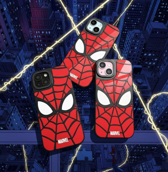 3D Embossed SpiderMan Series iPhone 16 plus