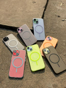 MATTE MAGSAFE TRANSPARENT FIBER CASE IPHONE 14/15 PLUS-1