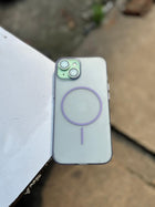 MATTE MAGSAFE TRANSPARENT FIBER CASE IPHONE 14/15 PLUS