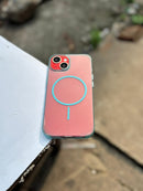 MATTE MAGSAFE TRANSPARENT FIBER CASE IPHONE 14/15 PLUS-2