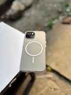 MATTE MAGSAFE TRANSPARENT FIBER CASE IPHONE 14/15 PLUS