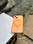 MATTE MAGSAFE TRANSPARENT FIBER CASE IPHONE 14/15 PLUS