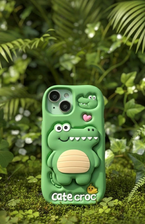 CATE CROC GREEN CASE